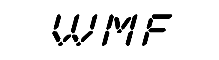 Digital Play Italic St  Free Fonts Download