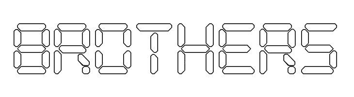 Digital Play Hollow St  Free Fonts Download