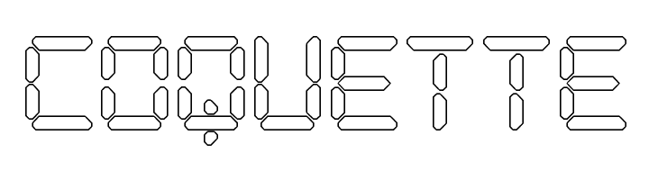 Digital Play Hollow St  Free Fonts Download