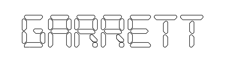 Digital Play Hollow St  Free Fonts Download