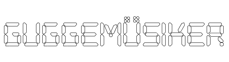 Digital Play Hollow St  Free Fonts Download