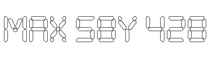 Digital Play Hollow St  Free Fonts Download