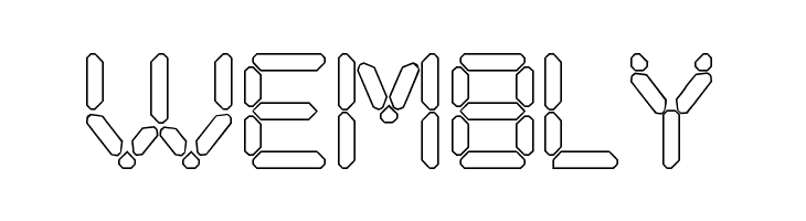 Digital Play Hollow St  Free Fonts Download