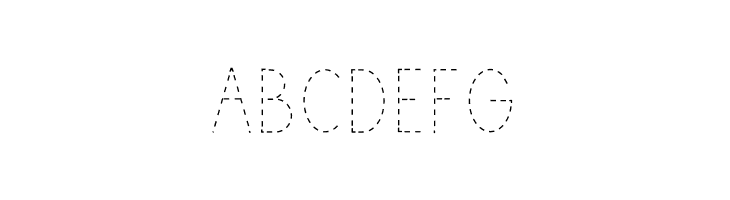 Print Clearly Dashed  Free Fonts Download