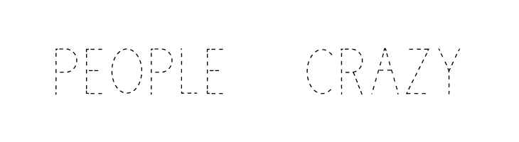 Print Clearly Dashed  Free Fonts Download