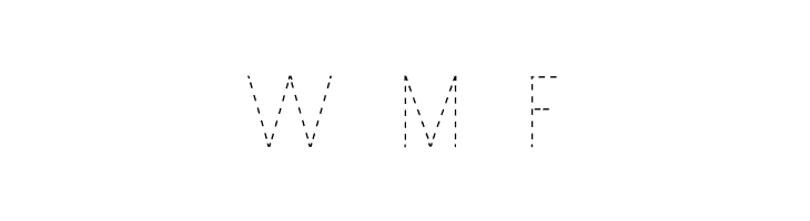 Print Clearly Dashed  Free Fonts Download
