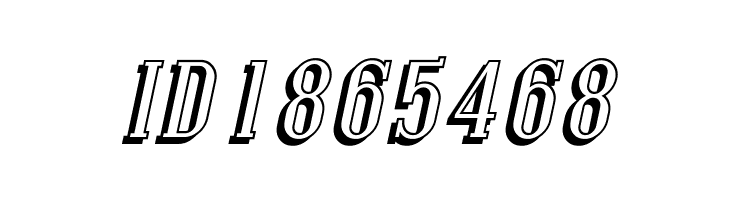Covington Shadow Italic  Free Fonts Download