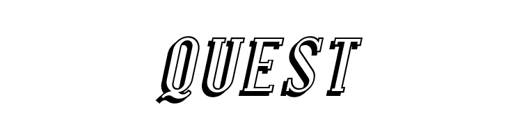 Covington Shadow Italic  Free Fonts Download