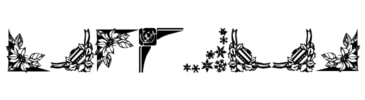 Vintage Decorative Corners 2  Free Fonts Download
