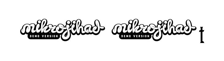 BantenUnfamous2DEMO  Free Fonts Download