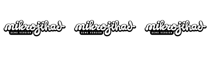 BantenUnfamous2DEMO  Free Fonts Download