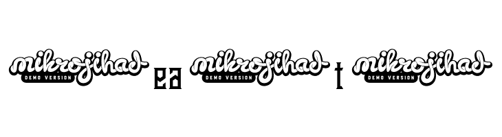 BantenUnfamous2DEMO  Free Fonts Download