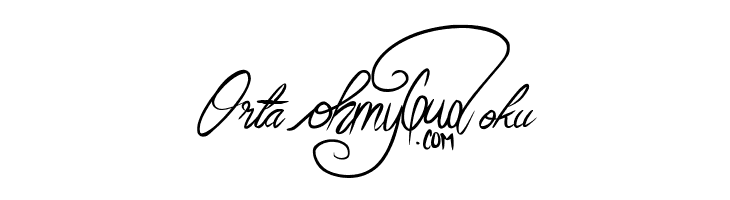 Orta0oku FacesittingProject Font