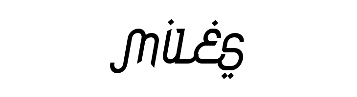 Rodja Alt End Slanted  Free Fonts Download