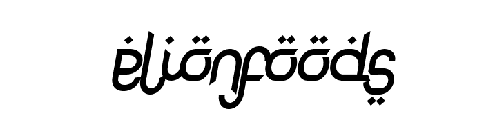 Rodja Alt End Slanted  Free Fonts Download