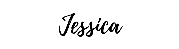 Jessica Playlist-Script Font