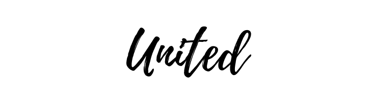 United Playlist-Script Font