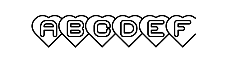 Hearts -BRK-  Free Fonts Download