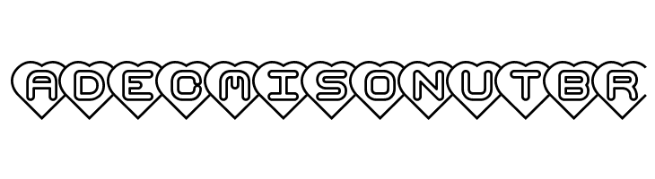 Hearts -BRK-  Free Fonts Download