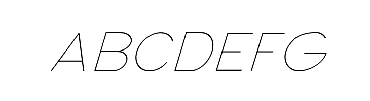 Nordica Classic Ultra Light Extended Oblique  Free Fonts Download