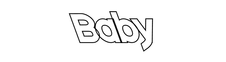 Nordica Classic Black Opposite Oblique Outline  Free Fonts Download