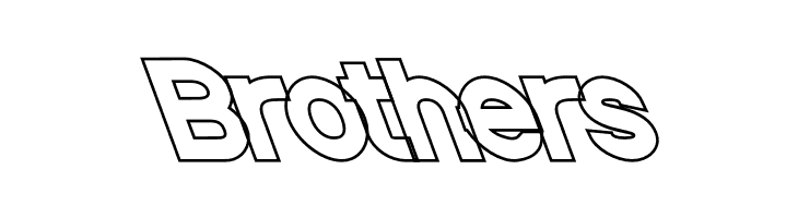 Nordica Classic Black Opposite Oblique Outline  Free Fonts Download
