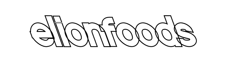 Nordica Classic Black Opposite Oblique Outline  Free Fonts Download