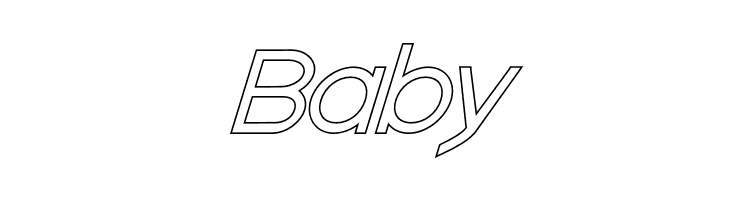 Nordica Classic Light Extended Oblique Outline  Free Fonts Download