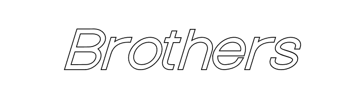 Nordica Classic Light Extended Oblique Outline  Free Fonts Download