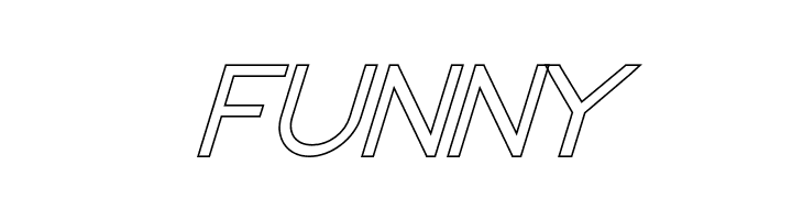 Nordica Classic Light Extended Oblique Outline  Free Fonts Download