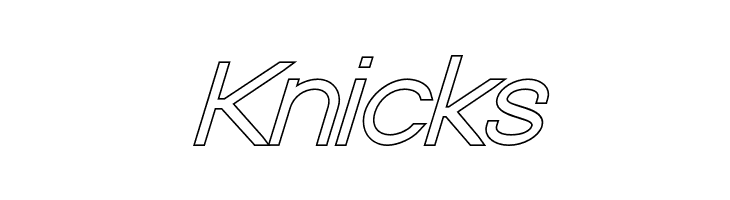 Nordica Classic Light Extended Oblique Outline  Free Fonts Download