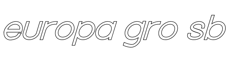 Nordica Classic Light Extended Oblique Outline  Free Fonts Download