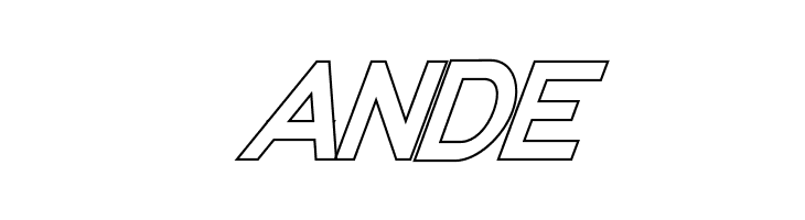 Nordica Classic Regular Oblique Outline  Free Fonts Download