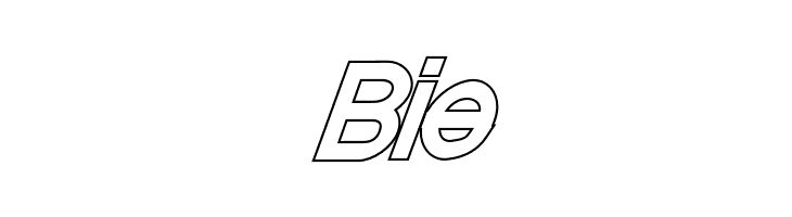 Nordica Classic Regular Oblique Outline  Free Fonts Download