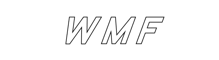 Nordica Classic Regular Oblique Outline  Free Fonts Download