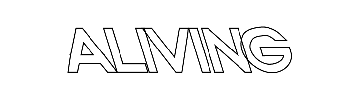 Nordica Classic Regular Extended Opposite Oblique Outline  Free Fonts Download