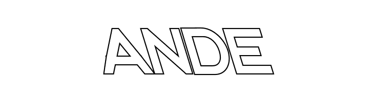 Nordica Classic Regular Extended Opposite Oblique Outline  Free Fonts Download