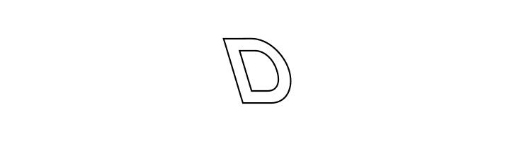 Nordica Classic Regular Extended Opposite Oblique Outline  Free Fonts Download