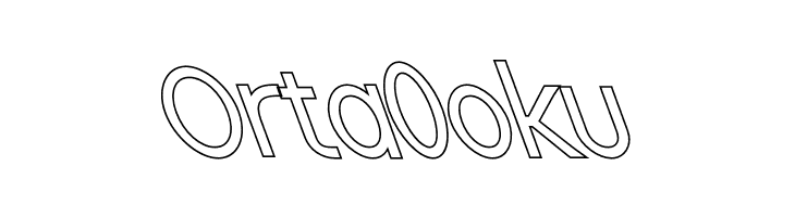 Nordica Classic Light Condensed Opposite Oblique Outline  Free Fonts Download