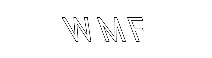 Nordica Classic Light Condensed Opposite Oblique Outline  Free Fonts Download