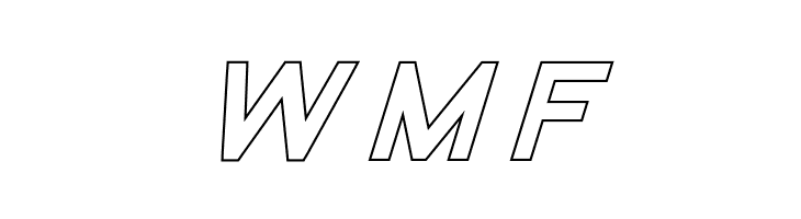 Nordica Classic Regular Extended Oblique Outline  Free Fonts Download