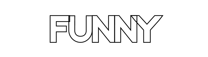 Nordica Classic Black Extended Outline  Free Fonts Download