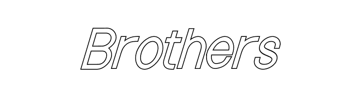 Nordica Classic Light Condensed Oblique Outline  Free Fonts Download