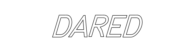 Nordica Classic Light Condensed Oblique Outline  Free Fonts Download
