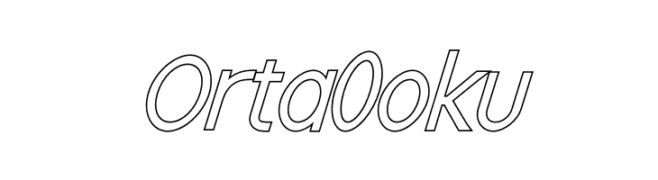 Nordica Classic Light Condensed Oblique Outline  Free Fonts Download