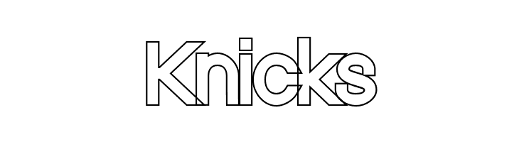 Nordica Classic Regular Outline  Free Fonts Download