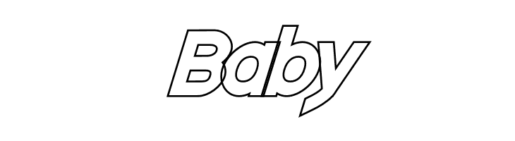 Nordica Classic Black Oblique Outline  Free Fonts Download