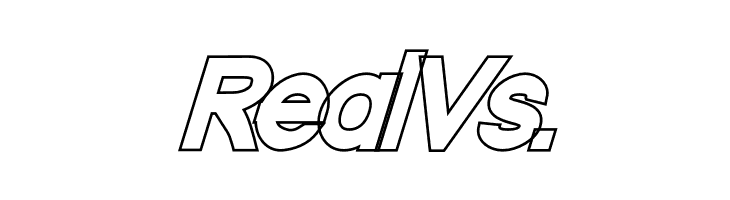 Nordica Classic Black Oblique Outline  Free Fonts Download