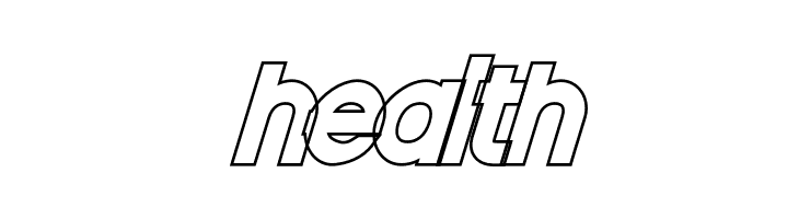 Nordica Classic Black Oblique Outline  Free Fonts Download