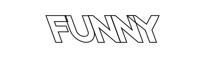 Nordica Classic Black Extended Opposite Oblique Outline  Free Fonts Download